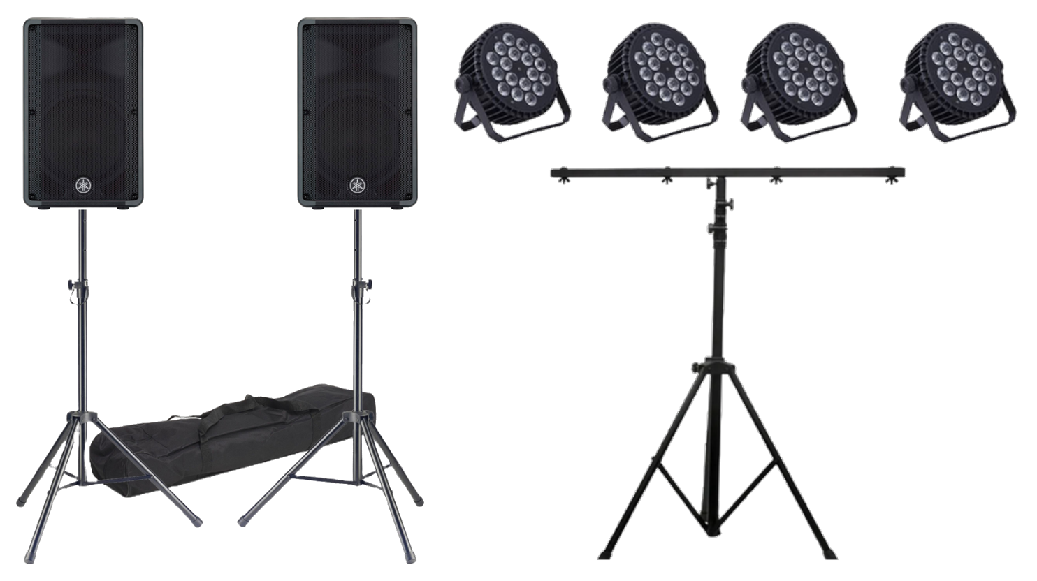 Combo Sonido e Iluminación Básico
