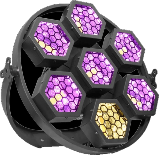 Efecto Hexabeam Retro X7